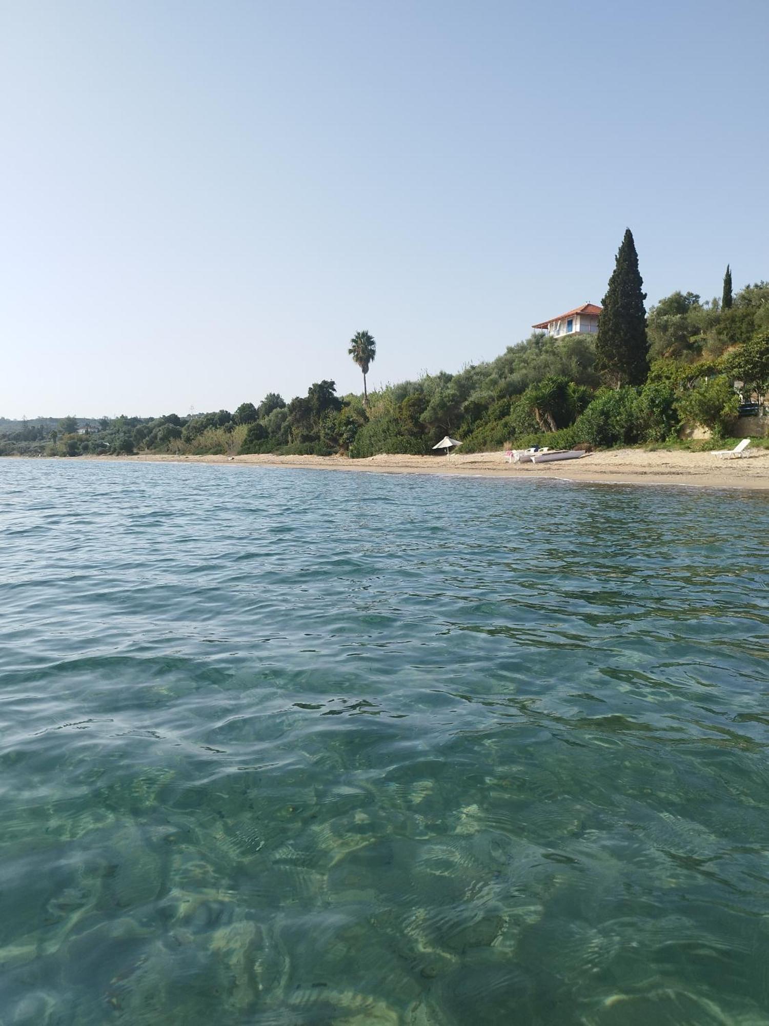 Takis Haikos House Two Minutes Walk To The Beach Peroulia Vounaria Ngoại thất bức ảnh